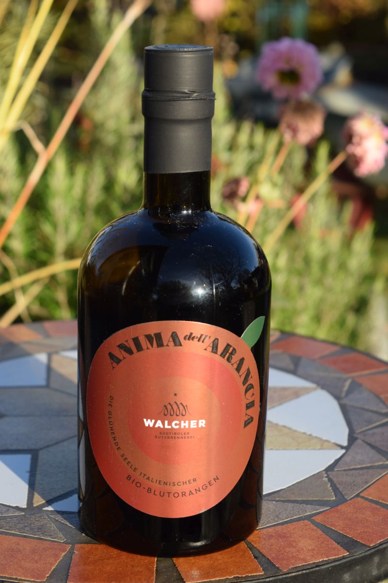 Blutorangenlikör Anima dell Arancia Walcher 0,5l - 40% Vol.
